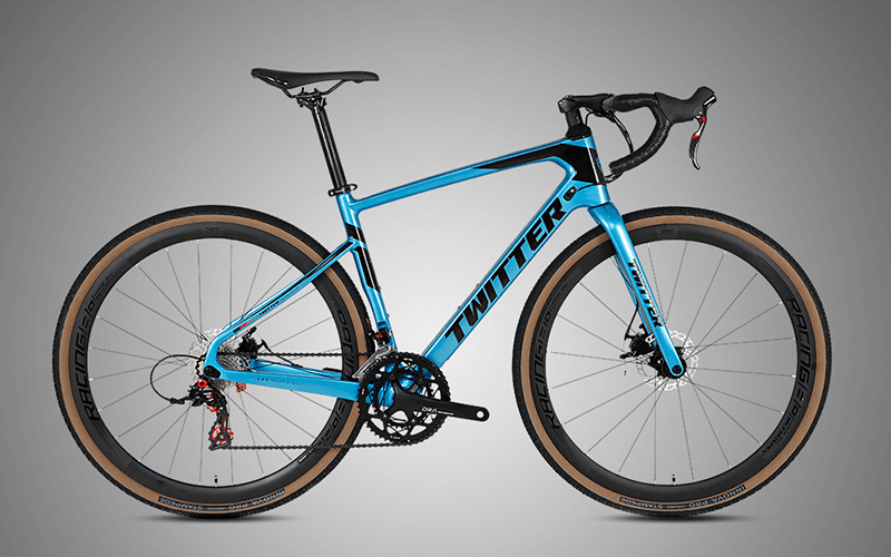 Blue gravel discount bike